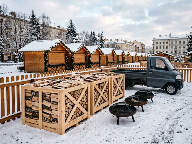 Дрова для ярмарок и городских праздников в Красноармейске